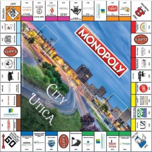 City of Utica Monopoly Board