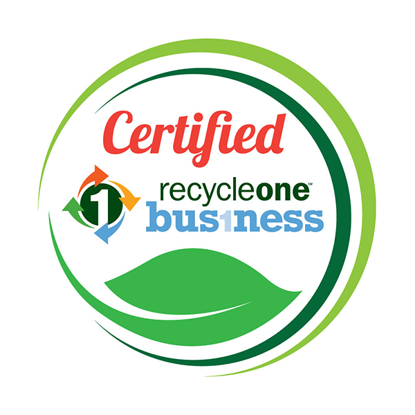 Certified RecycleOne Business Logo