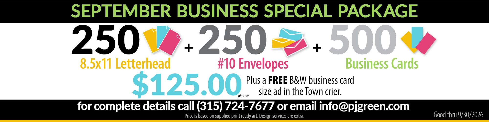 September Specials